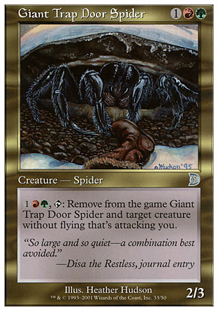 Giant Trap Door Spider | Deckmasters