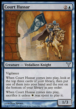 Court Hussar | Dissension