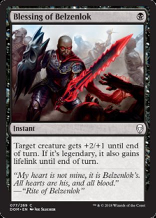 Blessing of Belzenlok | Dominaria