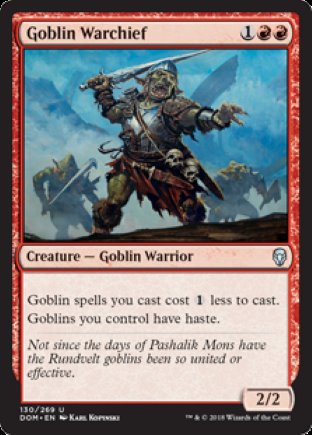 Goblin Warchief | Dominaria