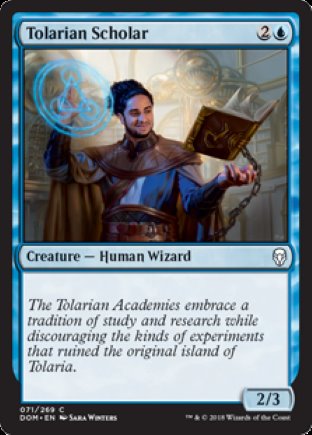 Tolarian Scholar | Dominaria