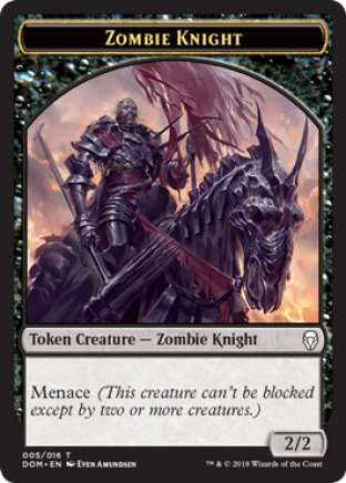 Zombie Knight token | Dominaria