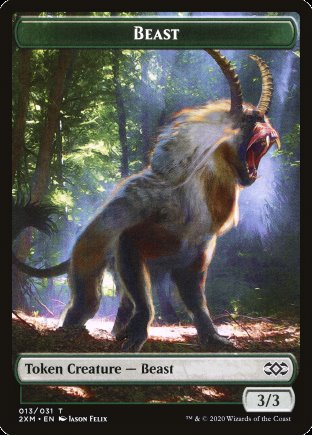 Beast token | Double Masters