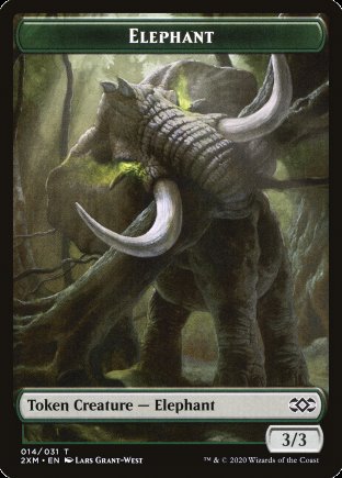 Elephant token | Double Masters