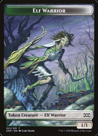 Elf Warrior token | Double Masters