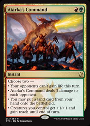 Atarka’s Command | Dragons of Tarkir