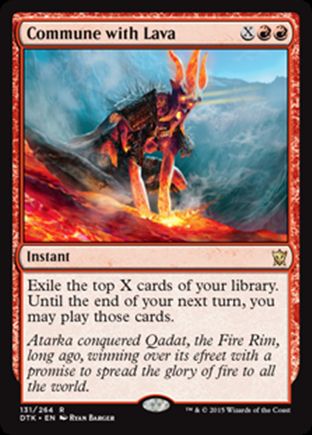 Commune with Lava | Dragons of Tarkir