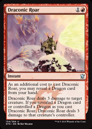 Draconic Roar | Dragons of Tarkir