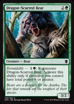 Dragon-Scarred Bear | Dragons of Tarkir