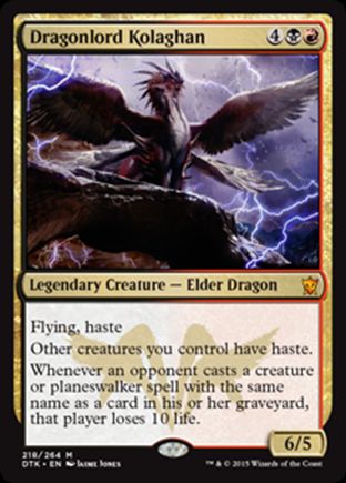 Dragonlord Kolaghan | Dragons of Tarkir
