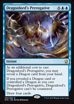 Dragonlord’s Prerogative | Dragons of Tarkir