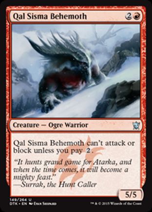 Qal Sisma Behemoth | Dragons of Tarkir