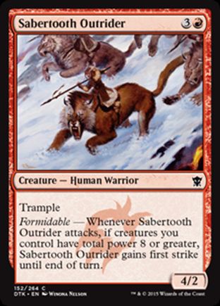 Sabertooth Outrider | Dragons of Tarkir