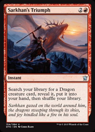 Sarkhan’s Triumph | Dragons of Tarkir