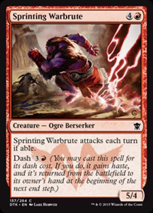 Sprinting Warbrute | Dragons of Tarkir