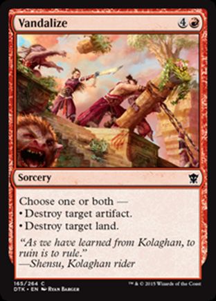 Vandalize | Dragons of Tarkir