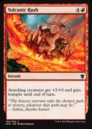 Volcanic Rush | Dragons of Tarkir