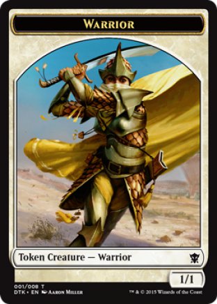 Warrior token | Dragons of Tarkir