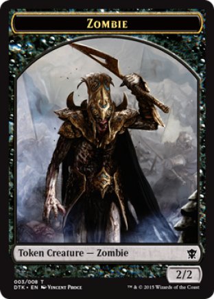 Zombie token | Dragons of Tarkir