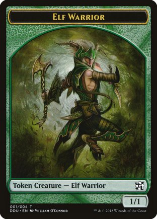 Elf Warrior token | Elves vs Inventors