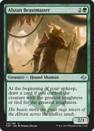Abzan Beastmaster | Fate Reforged