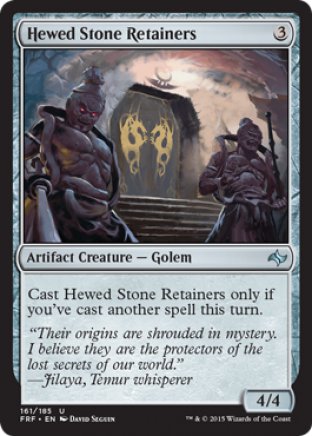 Hewed Stone Retainers | Fate Reforged