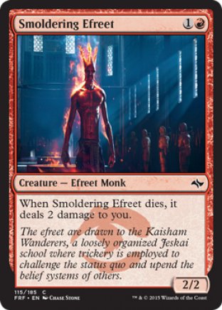 Smoldering Efreet | Fate Reforged