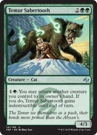 Temur Sabertooth | Fate Reforged