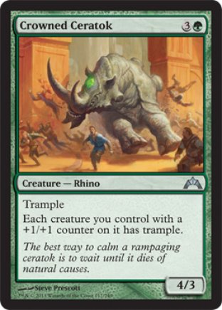 Crowned Ceratok | Gatecrash