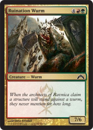 Ruination Wurm | Gatecrash