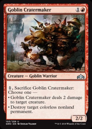 Goblin Cratermaker | Guilds of Ravnica