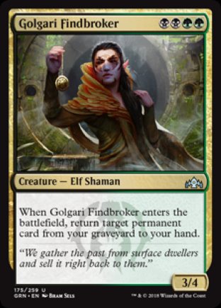 Golgari Findbroker | Guilds of Ravnica