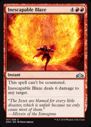 Inescapable Blaze | Guilds of Ravnica
