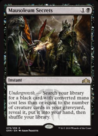 Mausoleum Secrets | Guilds of Ravnica