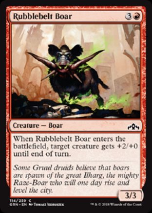 Rubblebelt Boar | Guilds of Ravnica