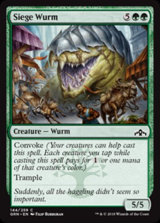 Siege Wurm | Guilds of Ravnica