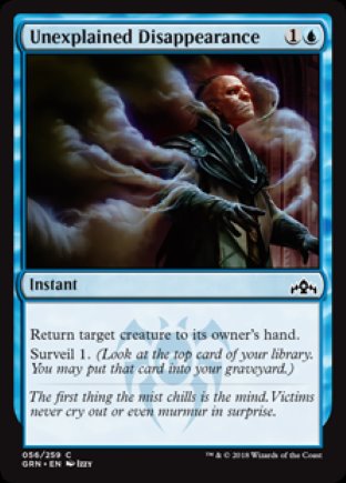 Unexplained Disappearance | Guilds of Ravnica