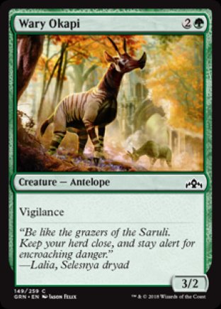 Wary Okapi | Guilds of Ravnica