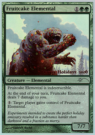 Fruitcake Elemental | Celebration Cards