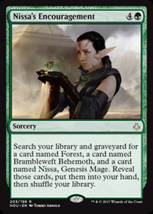 Nissa’s Encouragement