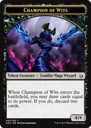 Champion of Wits token | Hour of Devastation