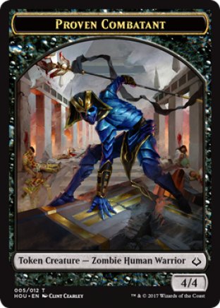 Proven Combatant token | Hour of Devastation