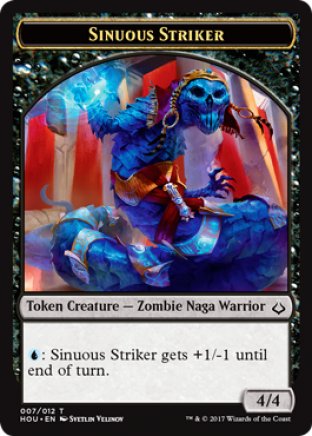 Sinuous Striker token | Hour of Devastation