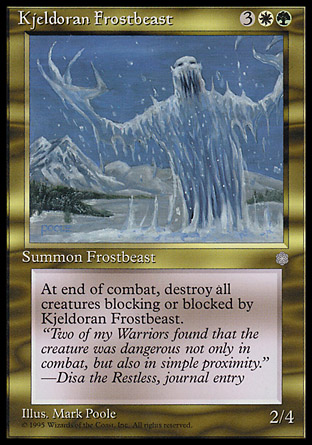 Kjeldoran Frostbeast | Ice Age