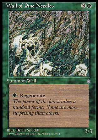 Wall of Pine Needles | Ice Age
