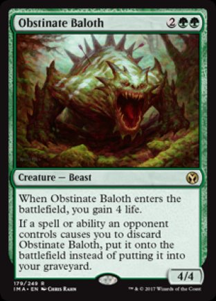 Obstinate Baloth | Iconic Masters