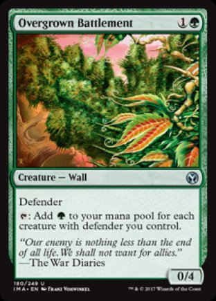 Overgrown Battlement | Iconic Masters