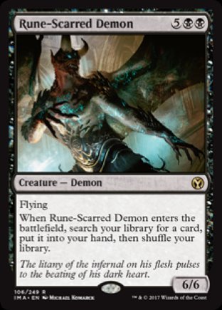 Rune-Scarred Demon | Iconic Masters