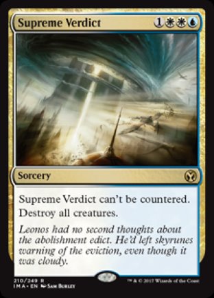 Supreme Verdict | Iconic Masters