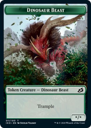 Dinosaur Beast token | Ikoria